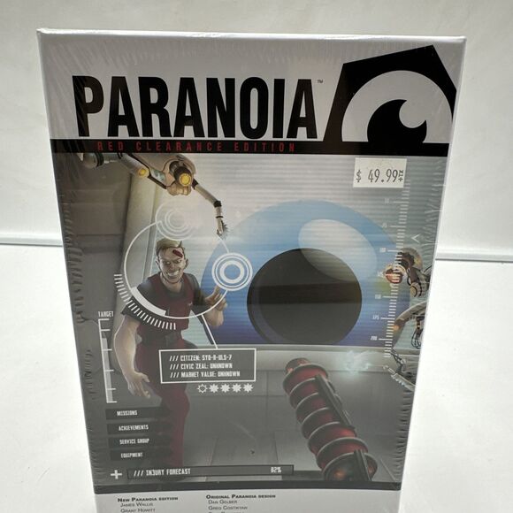 Paranoia Red Clearance Edition Box Set new in shrink SW - Mongoose Publishing - Picture 1 of 4